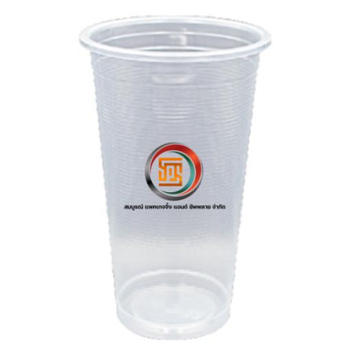 CP-004 แก้วลอนใสø95 12,16,22oz